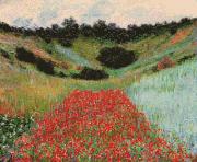 Claude Monet Poppy Field in a Hollow near Giverny oil painting picture wholesale